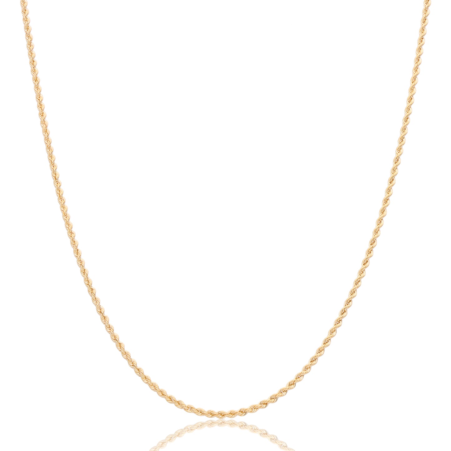 Cadena Oro 14 Kilates Torzal 2 MM