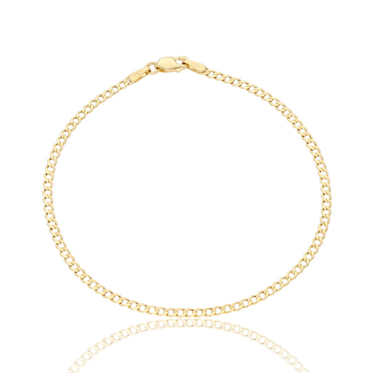 Pulso De Oro 10 Kilates Barbado 2 MM