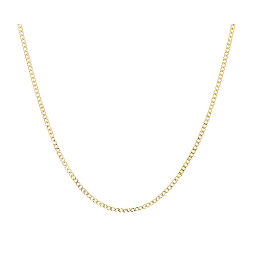 Cadena De Oro 14 Kilates Barbada 2.5 MM