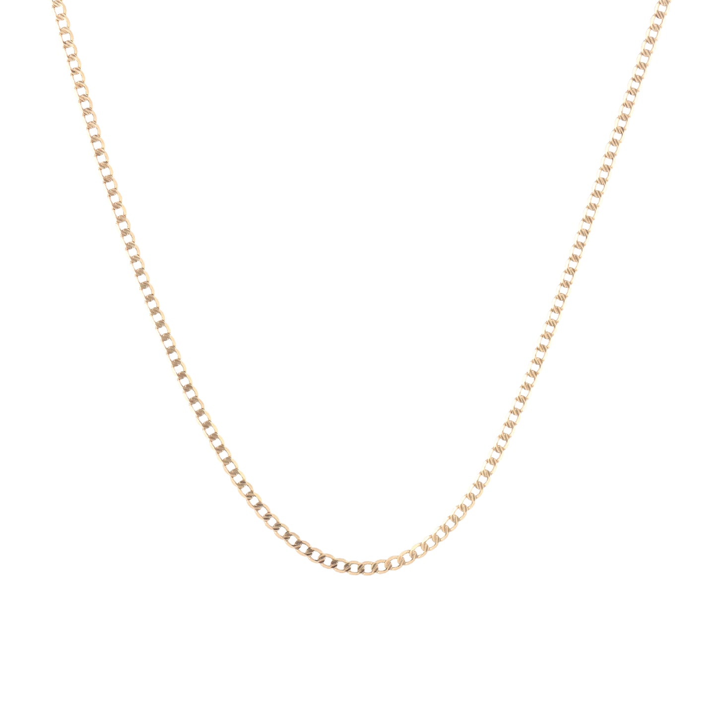 Cadena De Oro 14 Kilates Barbada 2.5 MM