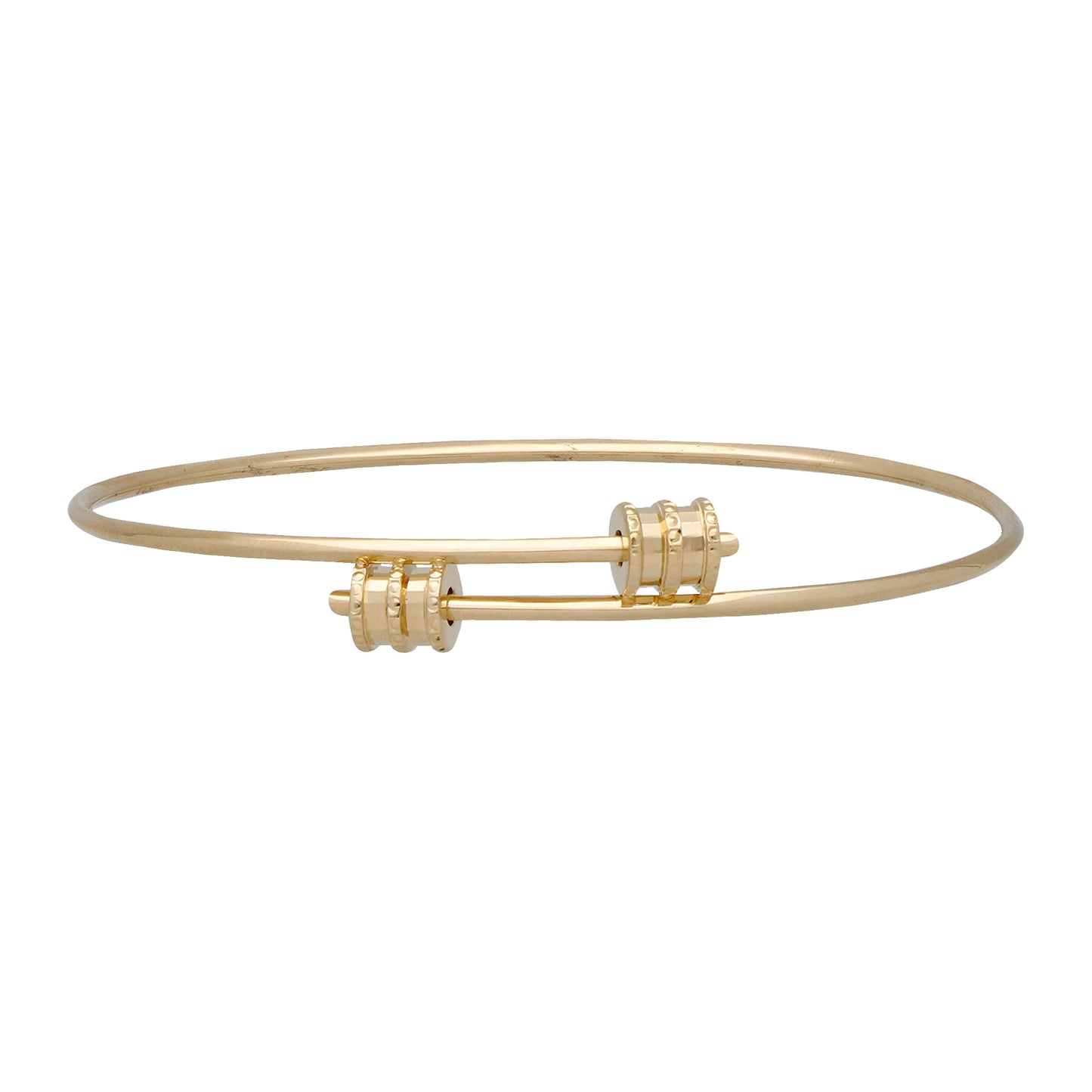 Brazalete De Oro Italiano 14 Kilates MOD F-1