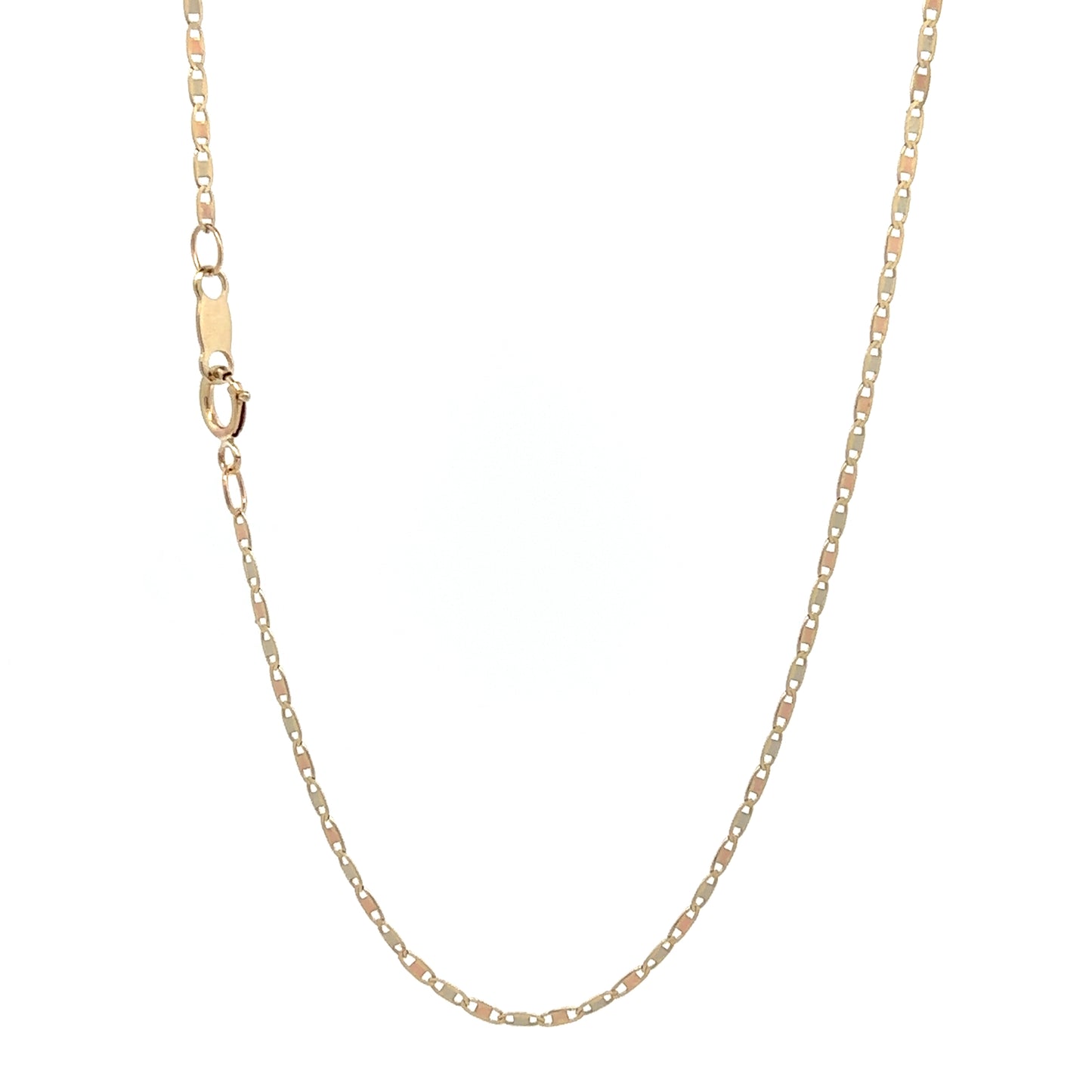 CADENA ORO SÓLIDO 10 KILATES MARINERO LISA 1.5 MM