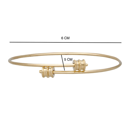 Brazalete De Oro Italiano 14 Kilates MOD F-1