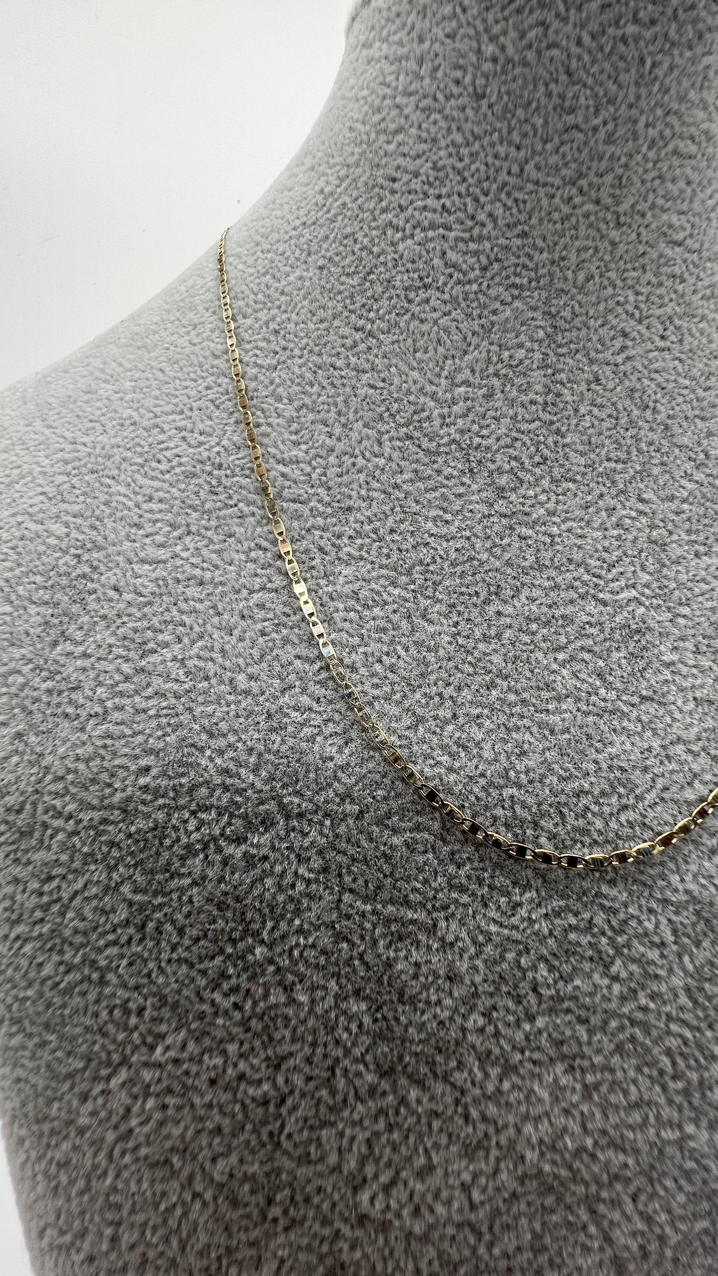 CADENA ORO SÓLIDO 10 KILATES MARINERO LISA 1.5 MM