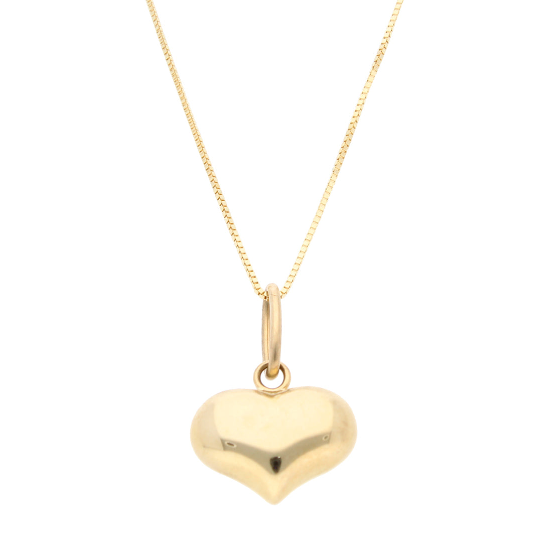 Gargantilla Corazón Hermoso Grande Oro 14 Kilates