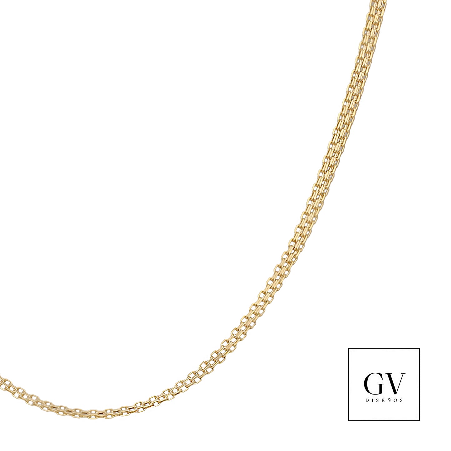 Cadena Brismarck en Oro de 14 Kilates UNISEX