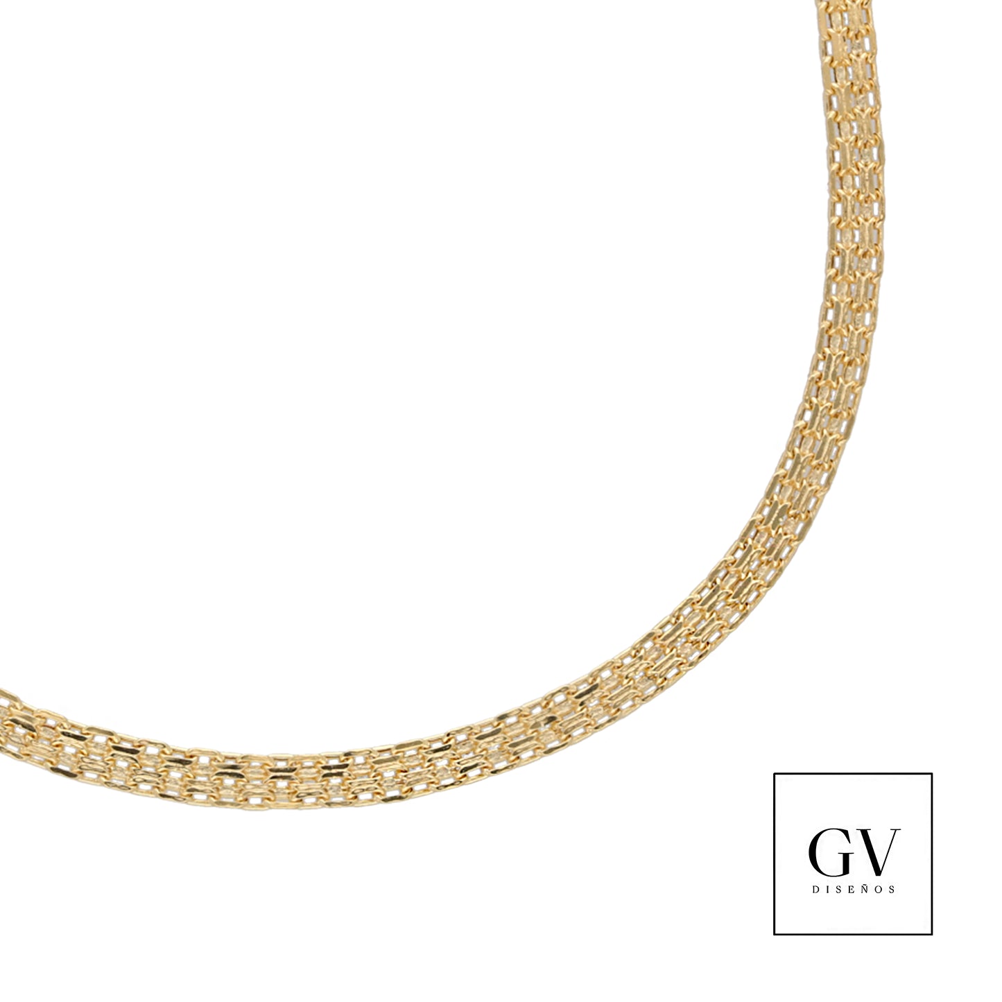 Pulso Brismarck Oro de 14 Kilates para Dama