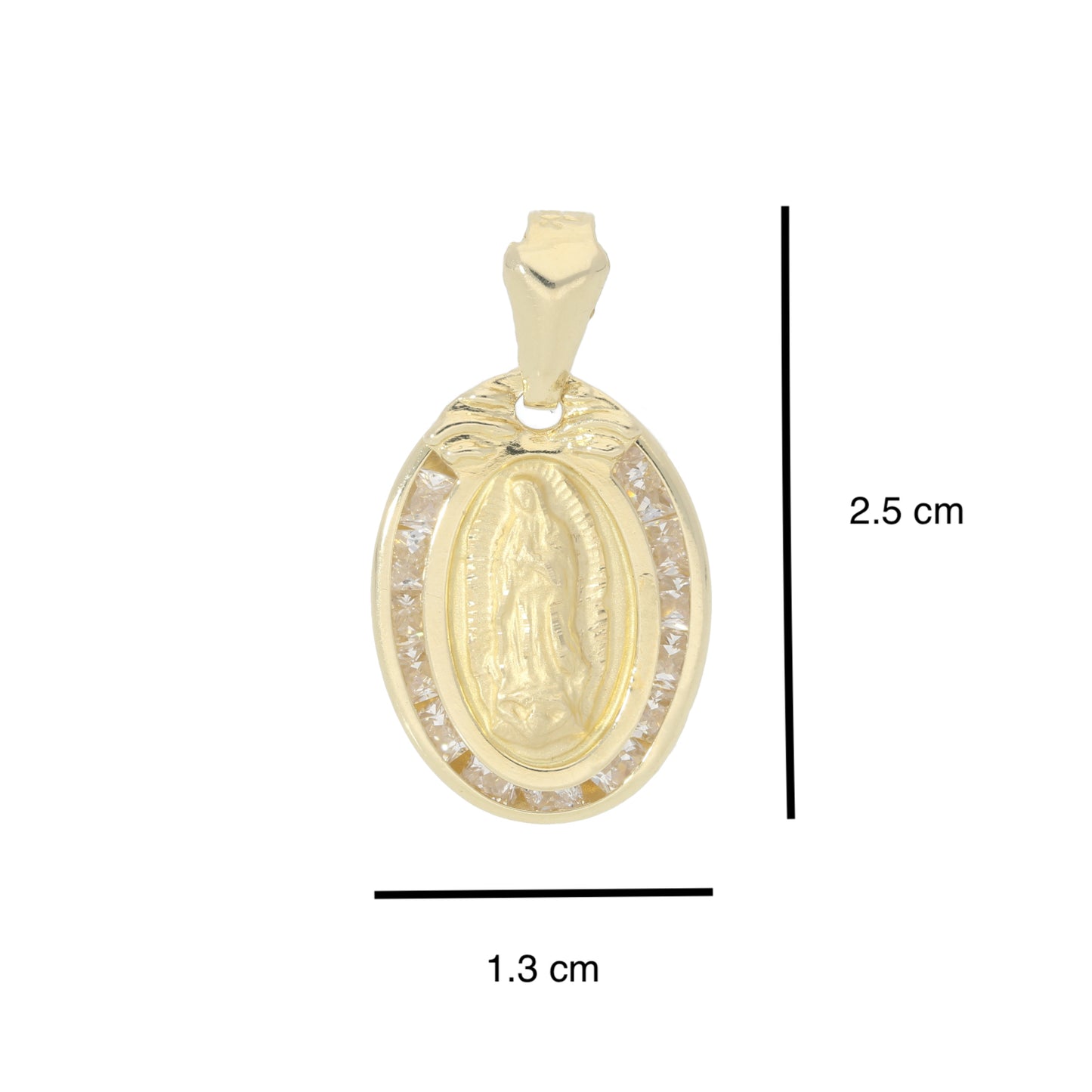 Medalla Virgen de Guadalupe 14 Kilates