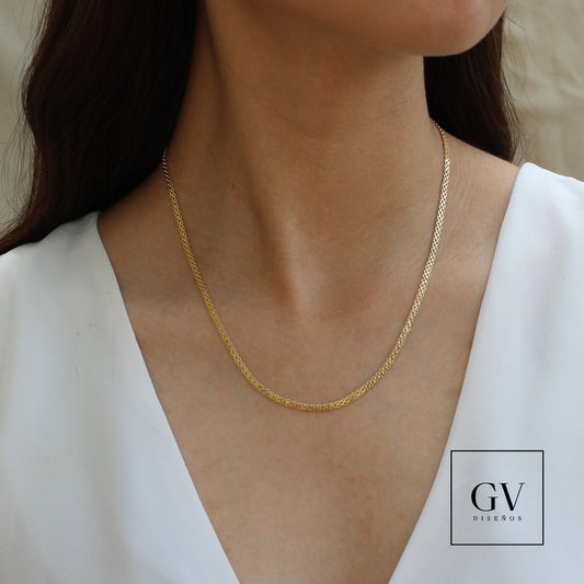 Cadena Brismarck en Oro de 14 Kilates UNISEX