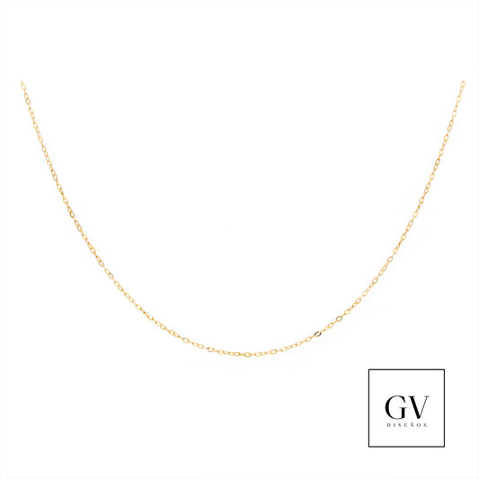 Cadena Tejido Inglés Oro 14 Kilates