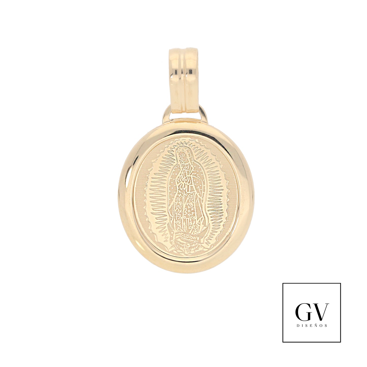 Medalla Virgen de Guadalupe 14 Kilates