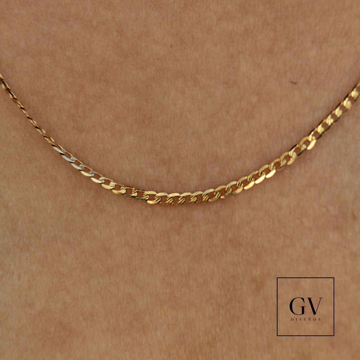 Cadena Barbada 14 Kilates 1.5 MM CAL 1