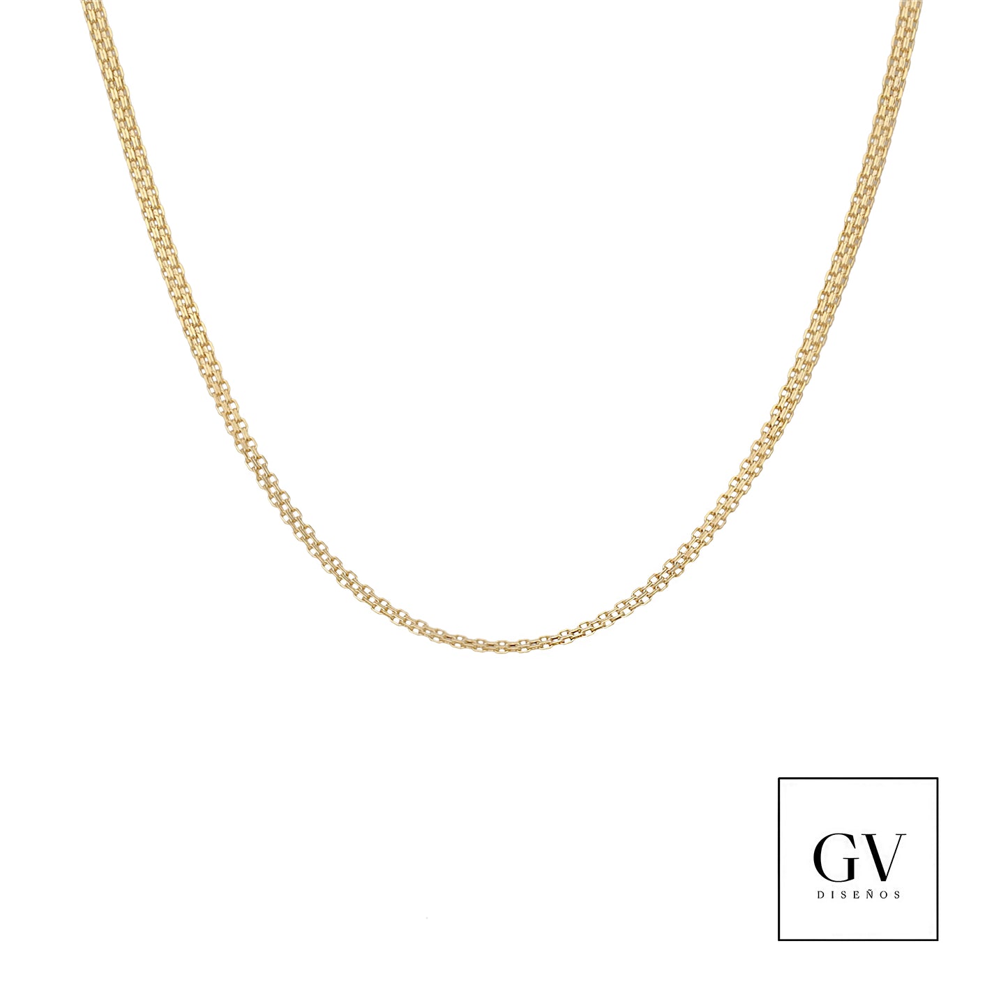 Cadena Brismarck en Oro de 14 Kilates UNISEX