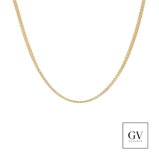 Cadena Brismarck en Oro de 14 Kilates UNISEX