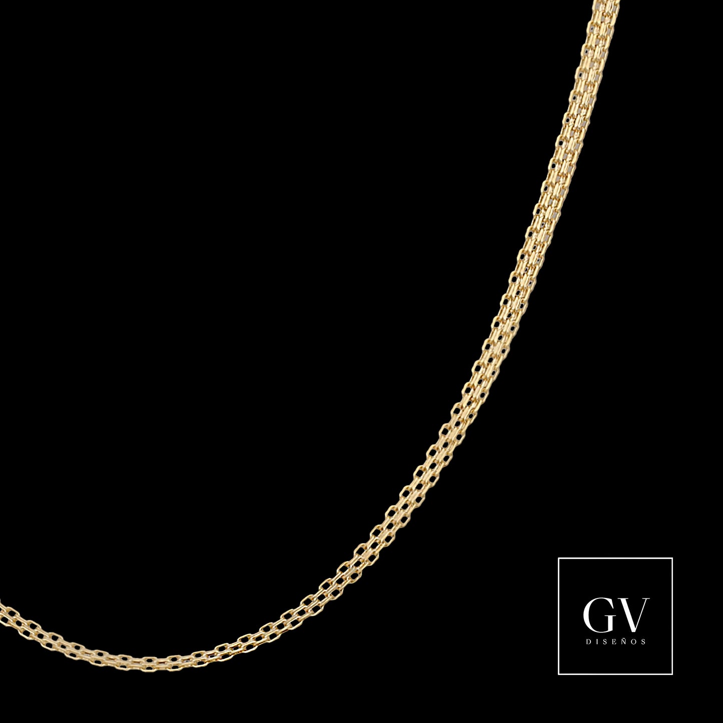 Cadena Brismarck en Oro de 14 Kilates UNISEX