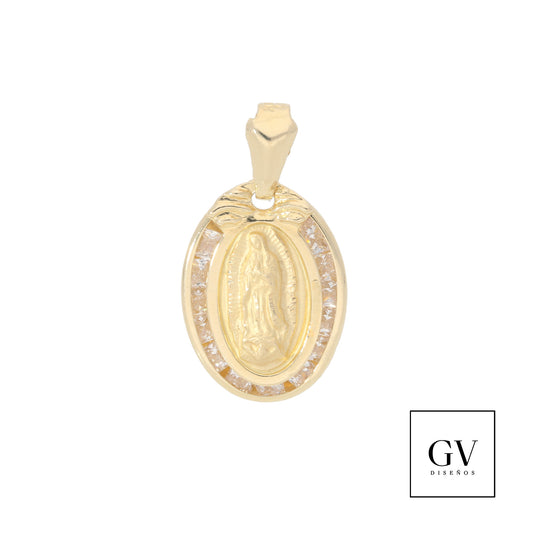 Medalla Virgen de Guadalupe 14 Kilates