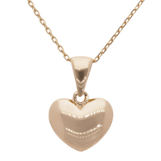 Collar Corazon Hermoso 14 Kilates