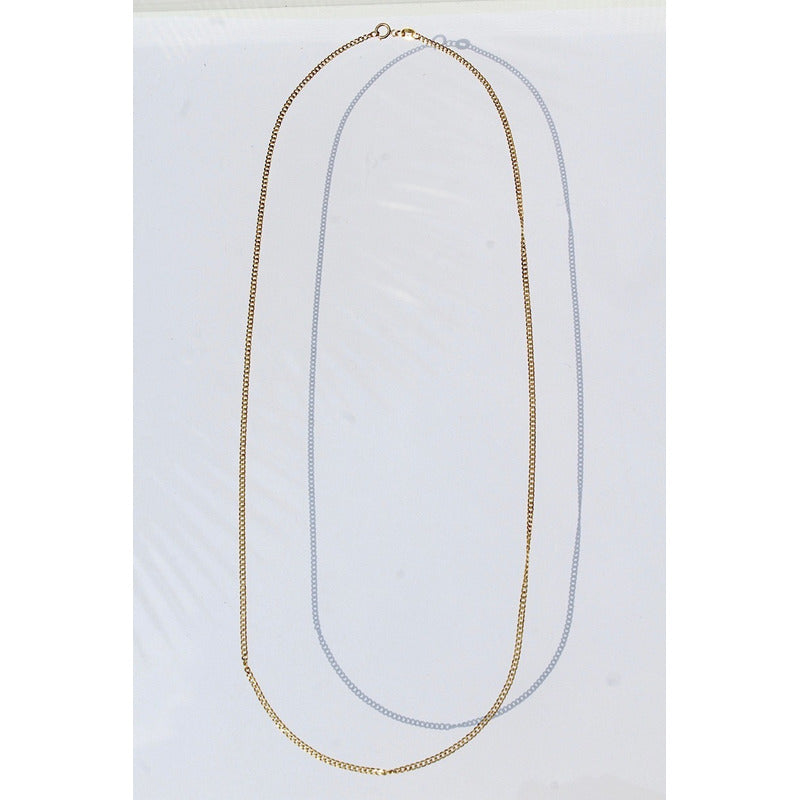 Cadena Barbada 10 Kilates 2.5 MM