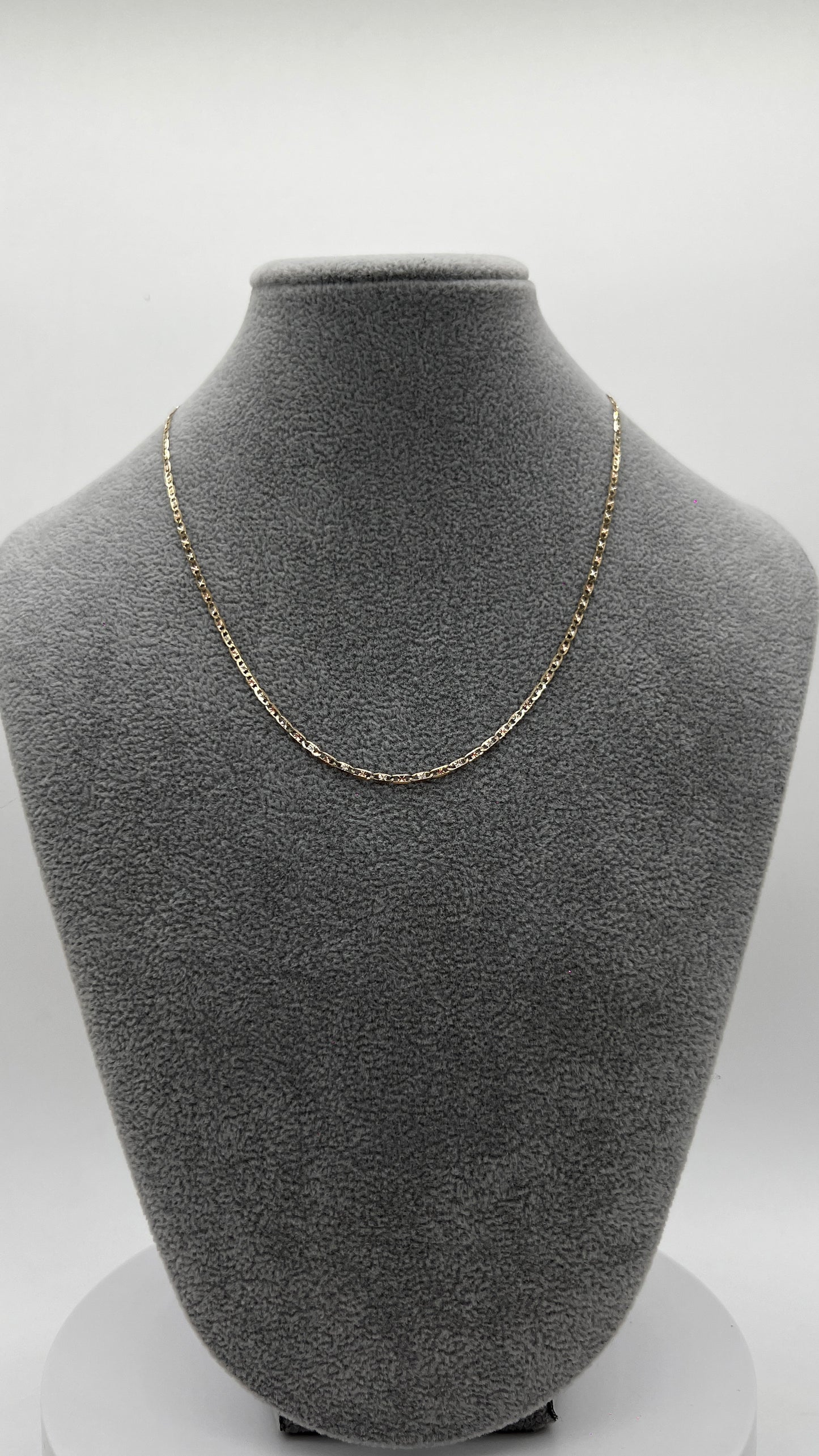 CADENA DE ORO SÓLIDO 10 KILATES TEJIDO MARINERO 2 MM